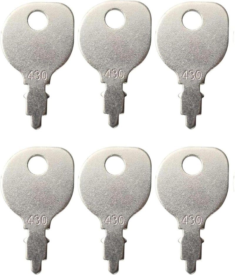 gradora Lawn Mower Key 430 691959 Replacement for Lawn Mower Riding Lawnmowers(Pack of 6) - Image 1